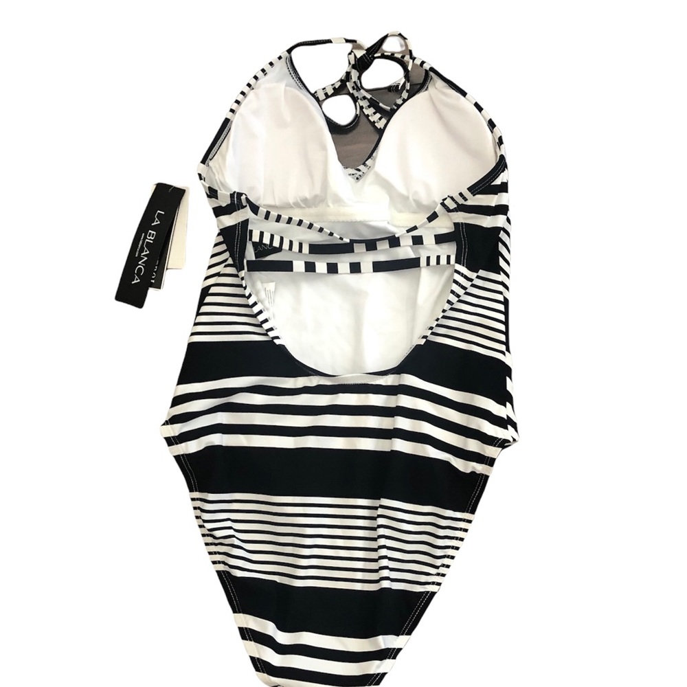 NWT La Blanca Tummy Control One Piece Bathing Suit - Picture 7 of 7